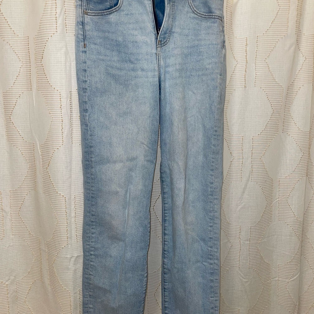 Express Blue Straight Leg Jeans Classic Denim